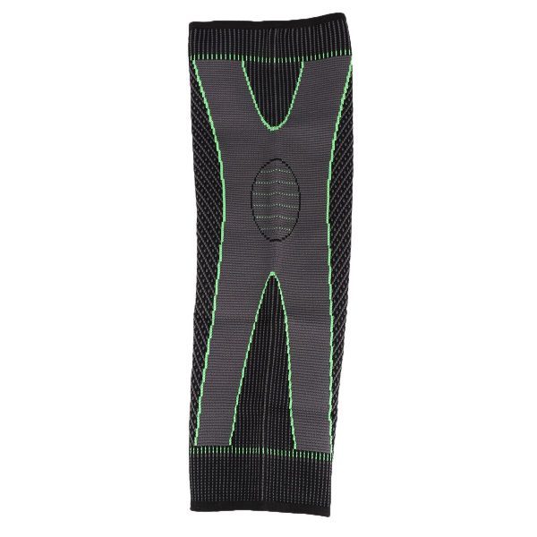 1PCS Mumian S33 Classic Black And Green Knitted Thermal Lengthen Sports Kneecaps - Image 4