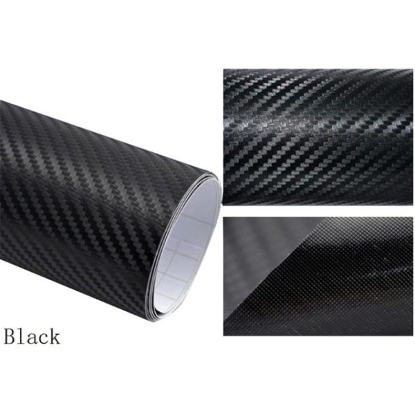 127cm*10cm Carbon Fiber Vinyl Film Car Stickers Waterproof Car Styling Wrap For Auto Vehicle Detailing accessories - Image 2