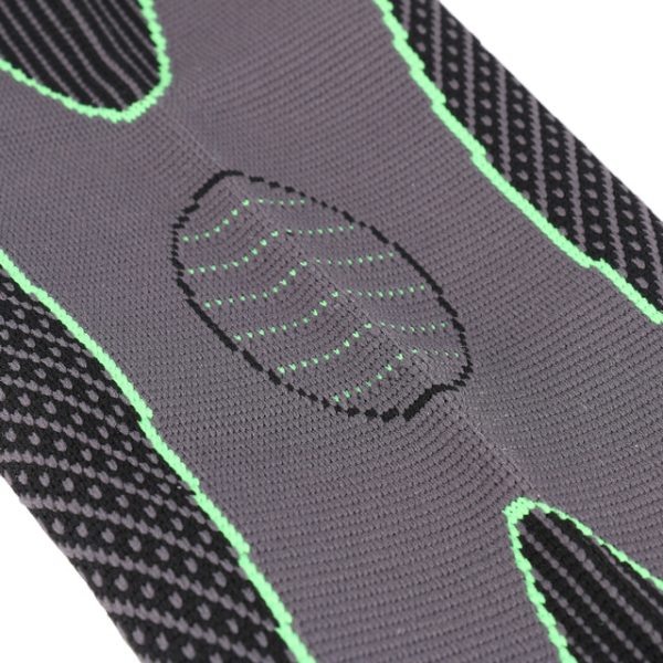 1PCS Mumian S33 Classic Black And Green Knitted Thermal Lengthen Sports Kneecaps - Image 5