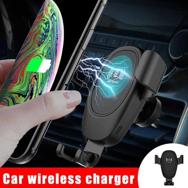 Car Mobile Phone Wireless Charger Holder Bracket 360 Degree Rotating Portable for Driving JFlyer - Image 5