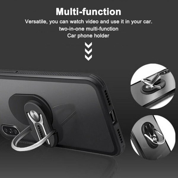 Multi-purpose Car Air Vent Mobile Phone Finger Ring Universal Phone Holder Bracket 360 Rotatable Stand For Iphone Samsung Huawei - Image 4