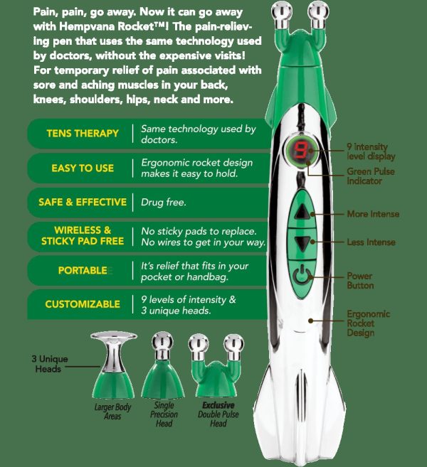 Meridian Electric Massage Pen Muscle Circulation Massage Acupuncture Pain Relief Massager Electronic Therapy Meridian Energy Pen - Image 5