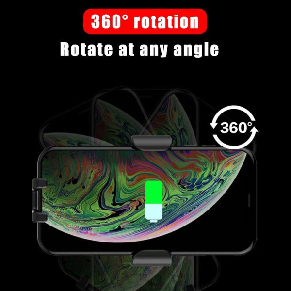 Car Mobile Phone Wireless Charger Holder Bracket 360 Degree Rotating Portable for Driving JFlyer - Image 3
