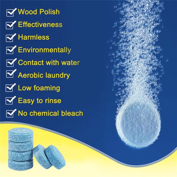 10PCS/Pack(1PCS=4L Water)Car Solid Wiper Fine Seminoma Wiper Auto Window Cleaning Car Windshield Glass Cleaner Car Accessories - Image 4