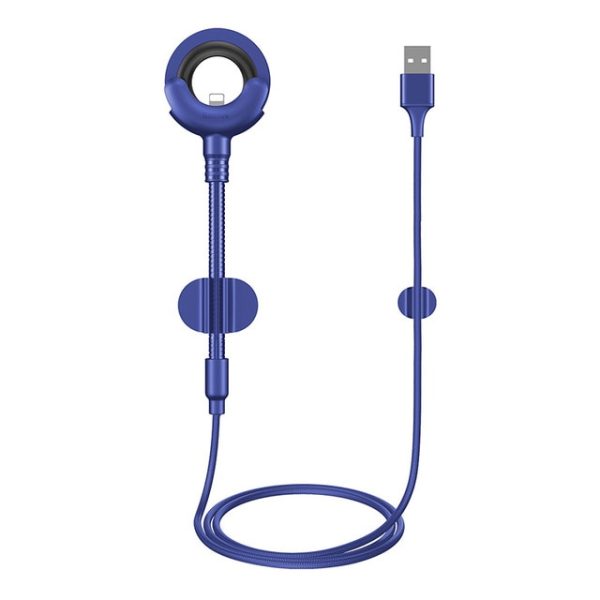 Baseus USB Cable For iPhone XS Max XR X 8 7 6 6s 5 5s se 360 Degrees Car Phone Holder Stand Cable Clip Winder USB Charging Cable - Image 9