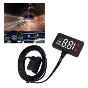 GEYIREN A100 Car HUD Head Up Display OBD2 II EUOBD Overspeed Warning System Projector Windshield Auto Electronic Voltage Alarm