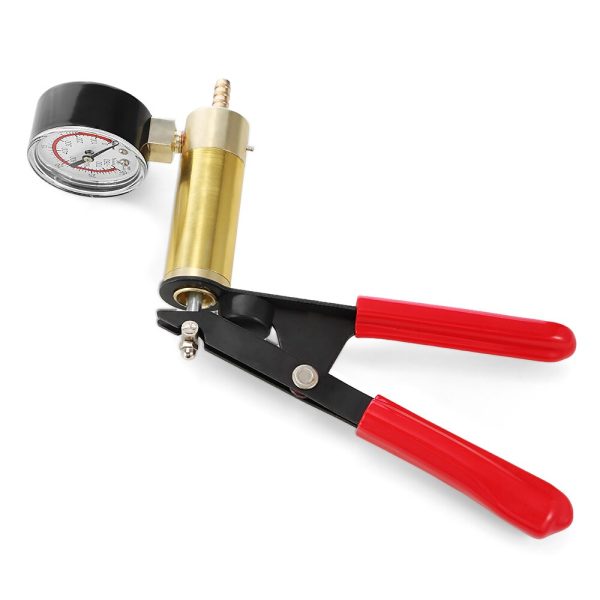 Hand Held DIY Brake Fluid Bleeder Tools Vacuum Pistol Pump Tester Kit Aluminum Pump Body Pressure Vacuum Gauge - Image 6