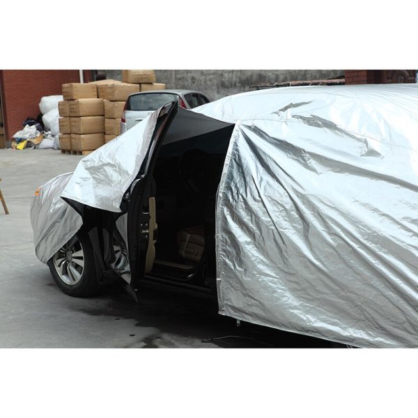 Kayme waterproof car covers outdoor sun protection cover for car reflector dust rain snow protective suv sedan hatchback full s - Image 3