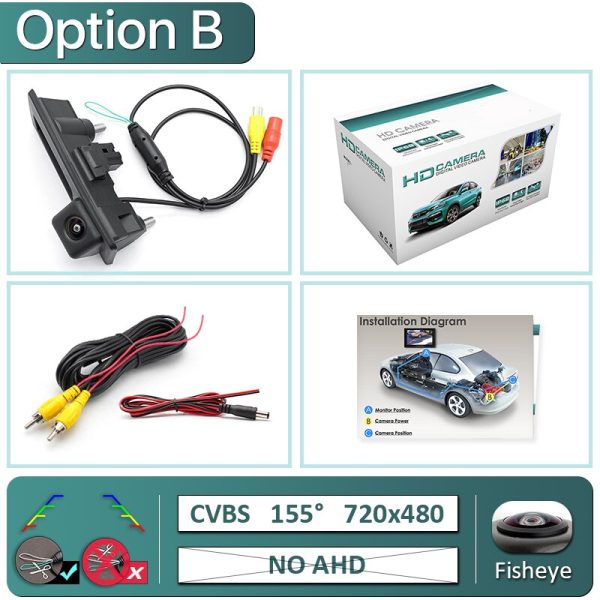GreenYi 170 Degree 1080P AHD Vehicle Rear View Camera for VW Passat Golf Polo Jetta Tiguan Touareg B6 B7 Audi A3 A4 A5 A6 S5 - Image 5